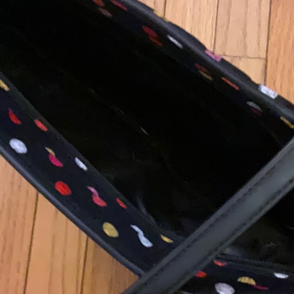 Vera Bradley Small Trimmed Vera with faux leather trim. Matching wallet. - Picture 7 of 9